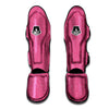 Pink Glitter Artwork Print Muay Thai Shin Guards-grizzshop