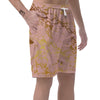 Pink Gold Marble Men's Shorts-grizzshop