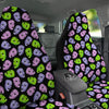 Pink Green And Purple Theater Masks Print Pattern Car Seat Covers-grizzshop