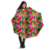 Pink Hawaiian Watermelon Print Pattern Umbrella-grizzshop