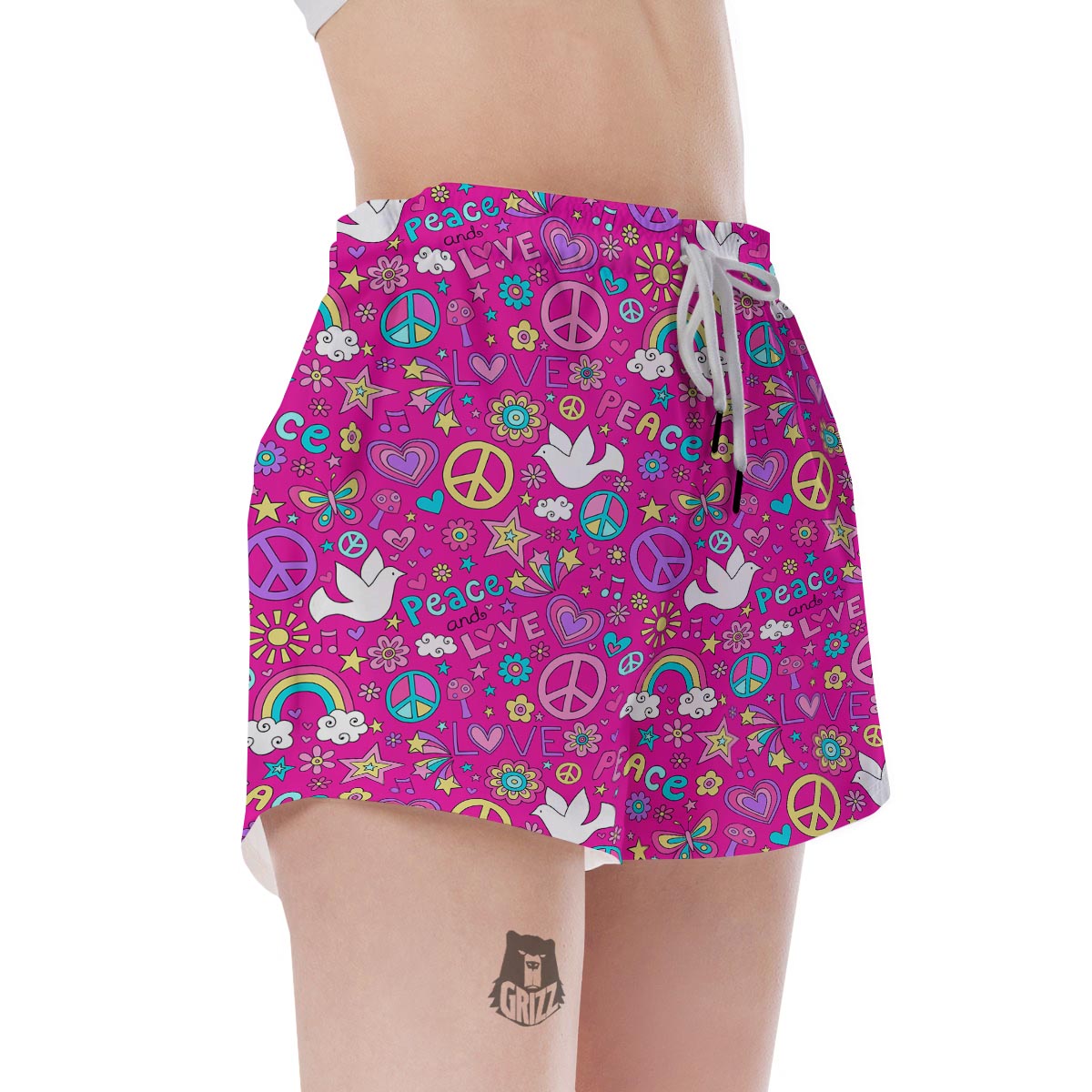 Pink Hippie Women's Shorts-grizzshop