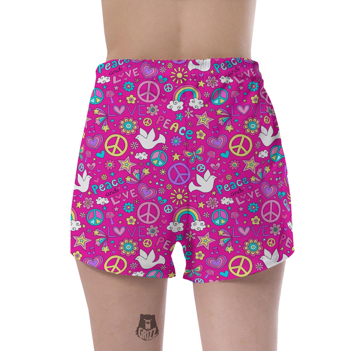 Pink Hippie Women's Shorts-grizzshop