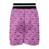 Pink Hokusai Print Pattern Boxing Shorts-grizzshop