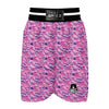 Pink Hokusai Print Pattern Boxing Shorts-grizzshop