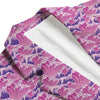 Pink Hokusai Print Pattern Men's Blazer-grizzshop