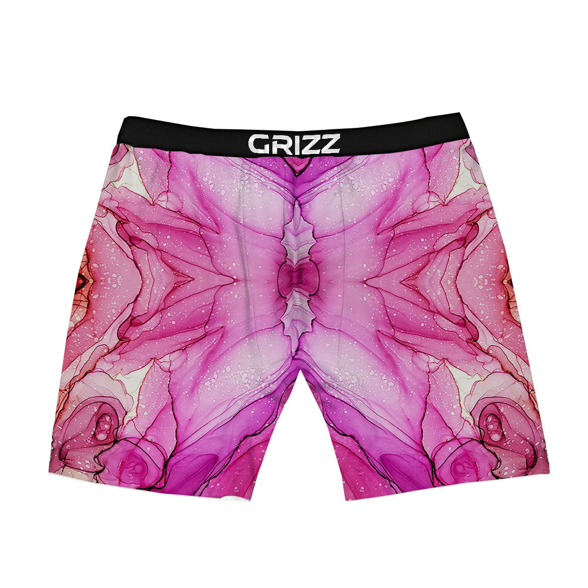 Pink Kaleidoscope Print Boxer Briefs-grizzshop
