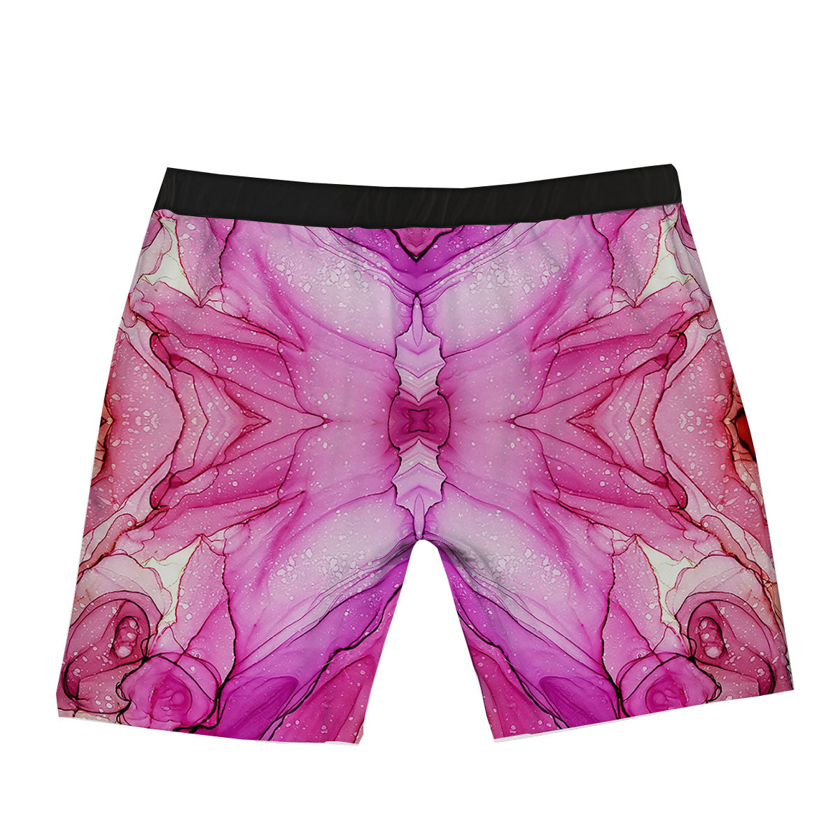 Pink Kaleidoscope Print Boxer Briefs-grizzshop