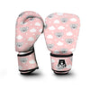 Pink Koala Pattern Print Boxing Gloves-grizzshop