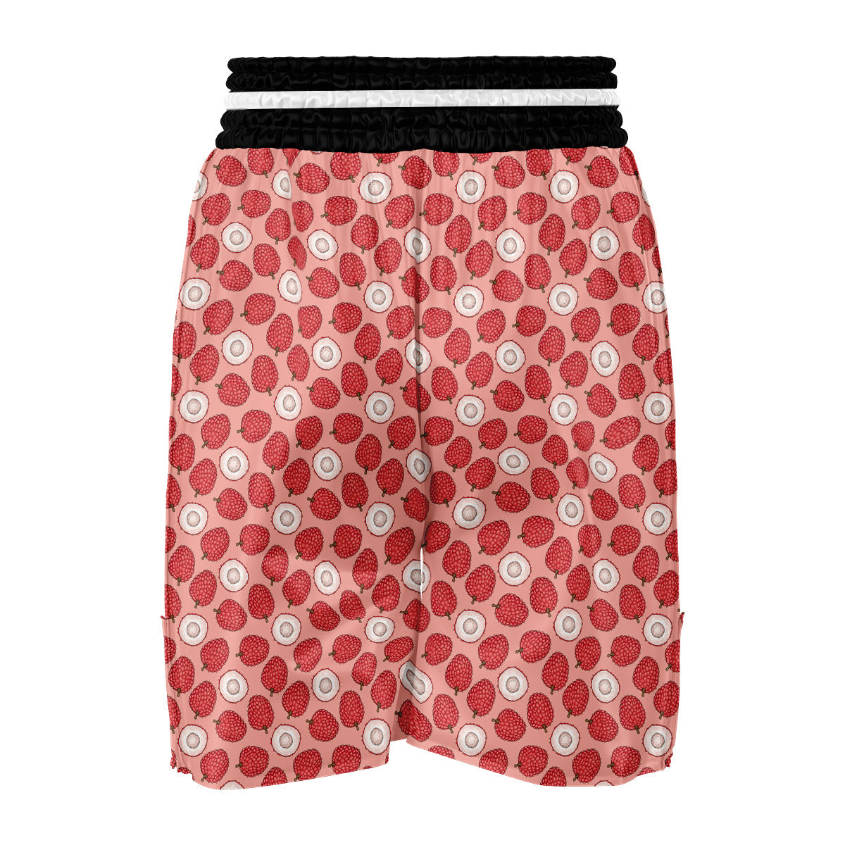 Pink Lychee Vintage Print Pattern Boxing Shorts-grizzshop