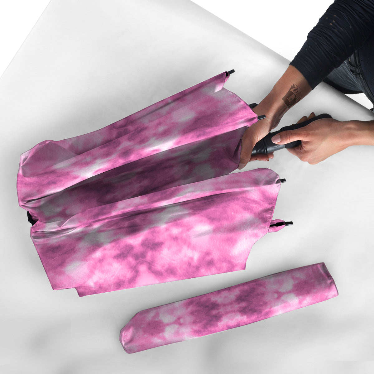 Pink Magenta Acrylic Print Pattern Umbrella-grizzshop