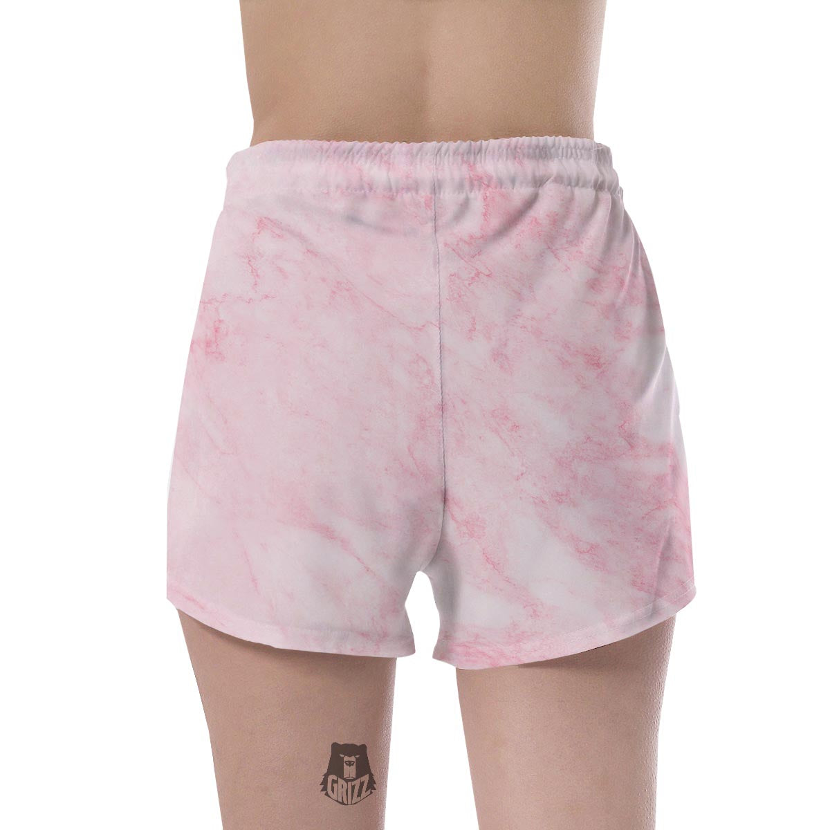 Pink Marble Women's Shorts-grizzshop