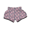 Pink Paisley Muay Thai Boxing Shorts-grizzshop