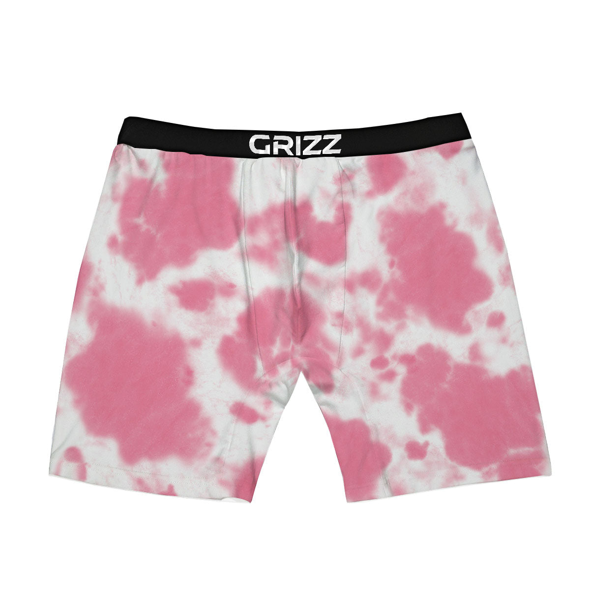 Pink Pastel And White Cow Print Boxer Briefs-grizzshop