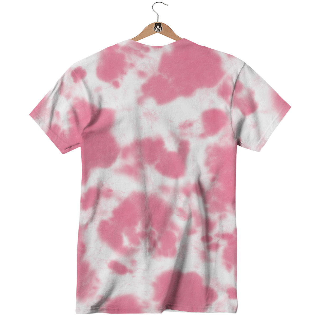 Pink Pastel And White Cow Print T-Shirt-grizzshop