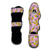 Pink Pineapple Doodle Muay Thai Shin Guards-grizzshop