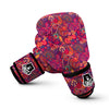 Pink Purple Paisley Boxing Gloves-grizzshop