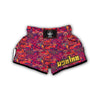 Pink Purple Paisley Muay Thai Boxing Shorts-grizzshop