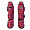 Pink Purple Paisley Muay Thai Shin Guards-grizzshop