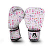 Pink Ribbon Breast Cancer Awareness Pattern Print Boxing Gloves-grizzshop