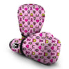 Pink Ribbon Breast Cancer Awareness Print Pattern Boxing Gloves-grizzshop