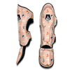 Pink Snowboard Sky Print Pattern Muay Thai Shin Guards-grizzshop