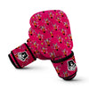 Pink Star Scooter Print Pattern Boxing Gloves-grizzshop