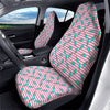 Pink Striped Ice Creams Print Pattern Car Seat Covers-grizzshop