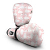 Pink Swan Pattern Print Boxing Gloves-grizzshop