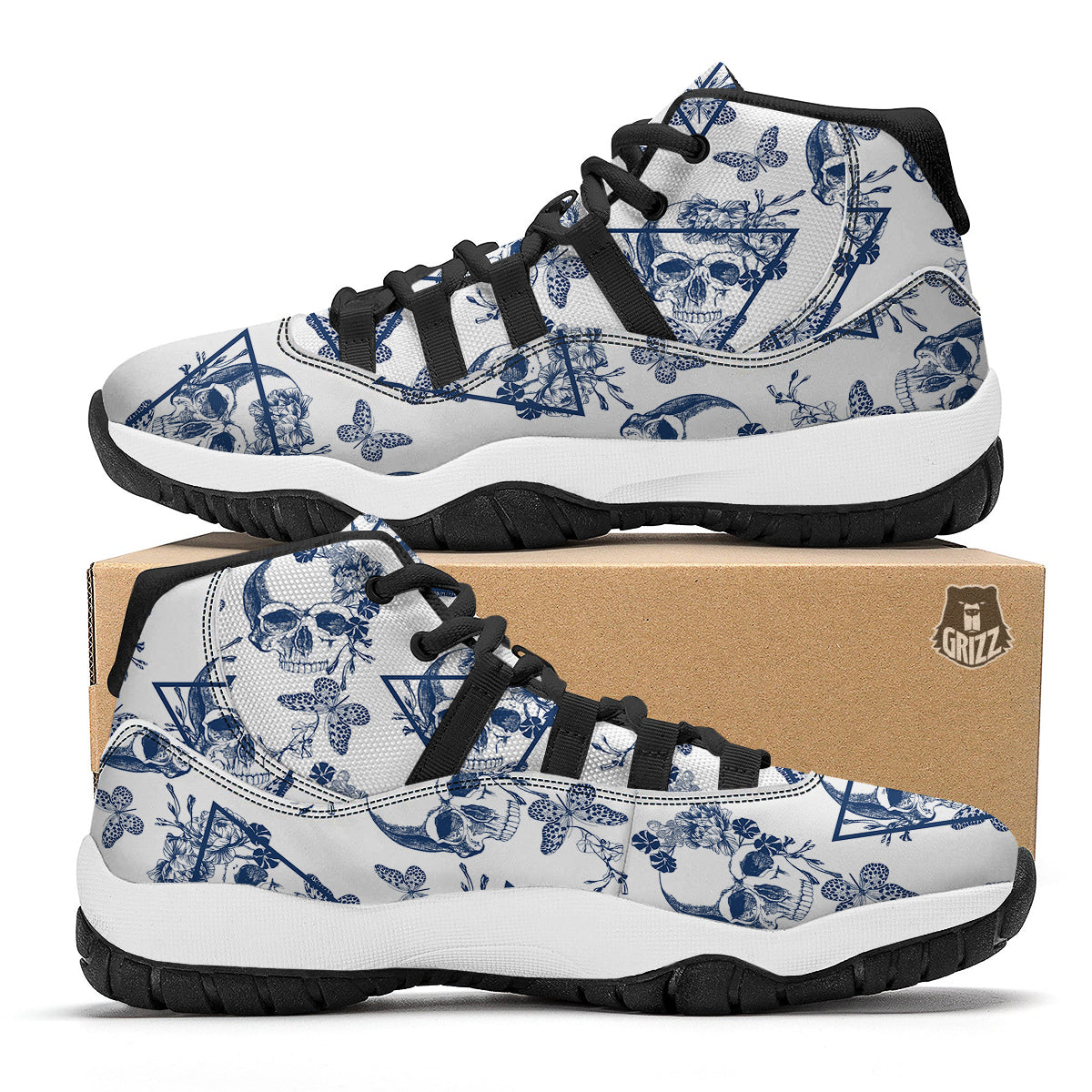 Pink Sweet Candy Print Pattern Black Bball Shoes-grizzshop
