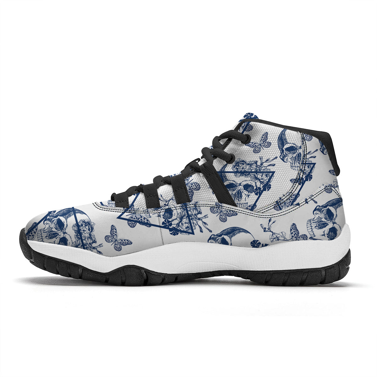 Pink Sweet Candy Print Pattern Black Bball Shoes-grizzshop