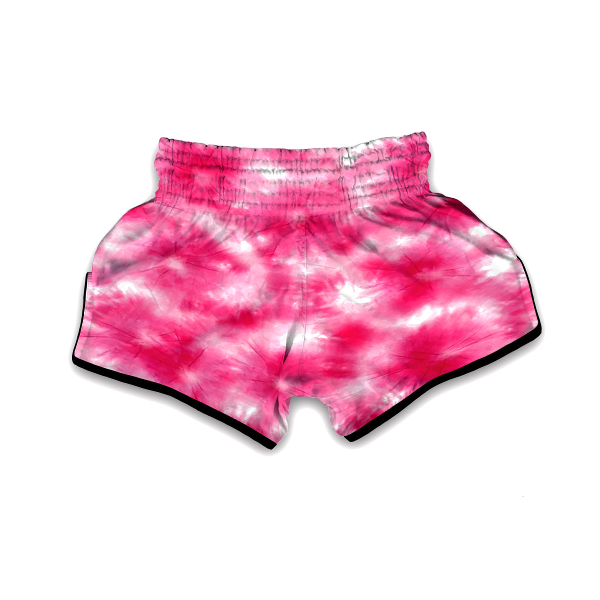 Pink Tie Dye Shibori Muay Thai Boxing Shorts-grizzshop