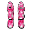 Pink Tie Dye Shibori Muay Thai Shin Guards-grizzshop