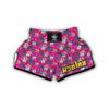 Pink Tropical Hibiscus Muay Thai Boxing Shorts-grizzshop