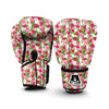 Pink Tulip Exotic Print Pattern Boxing Gloves-grizzshop