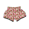 Pink Tulip Exotic Print Pattern Muay Thai Boxing Shorts-grizzshop