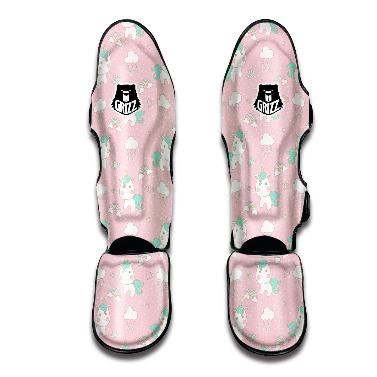 Pink Unicorn Muay Thai Shin Guards-grizzshop