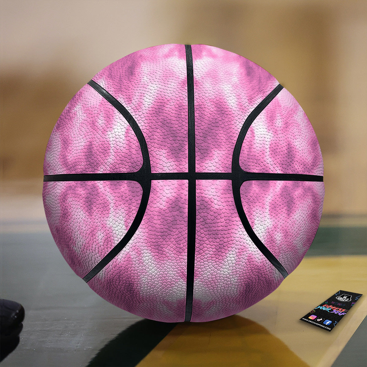 Pink Magenta Acrylic Print Pattern Basketball