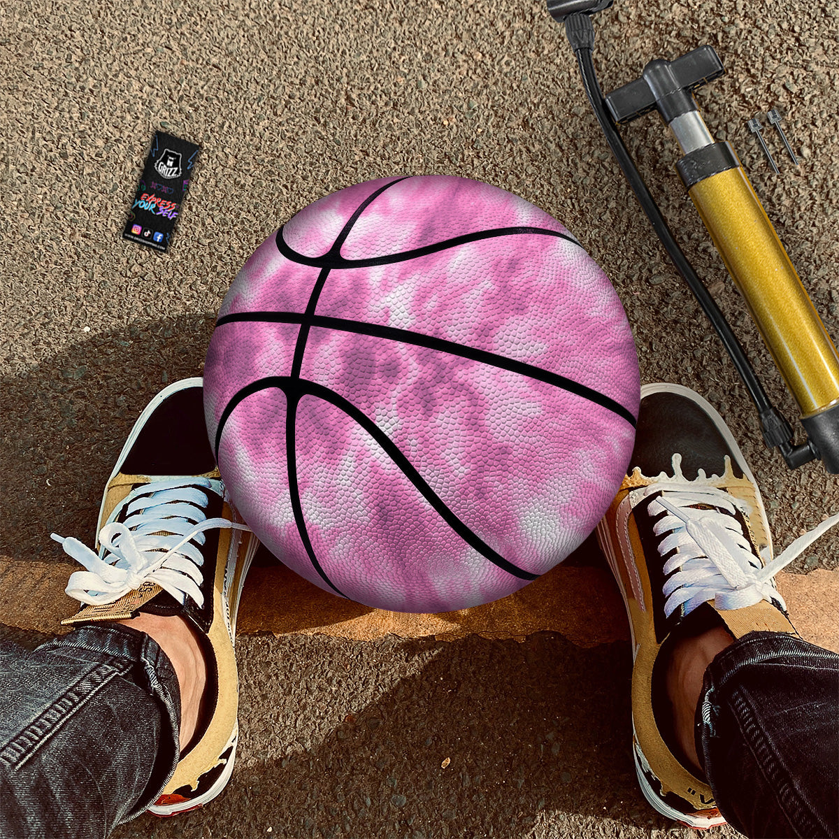 Pink Magenta Acrylic Print Pattern Basketball