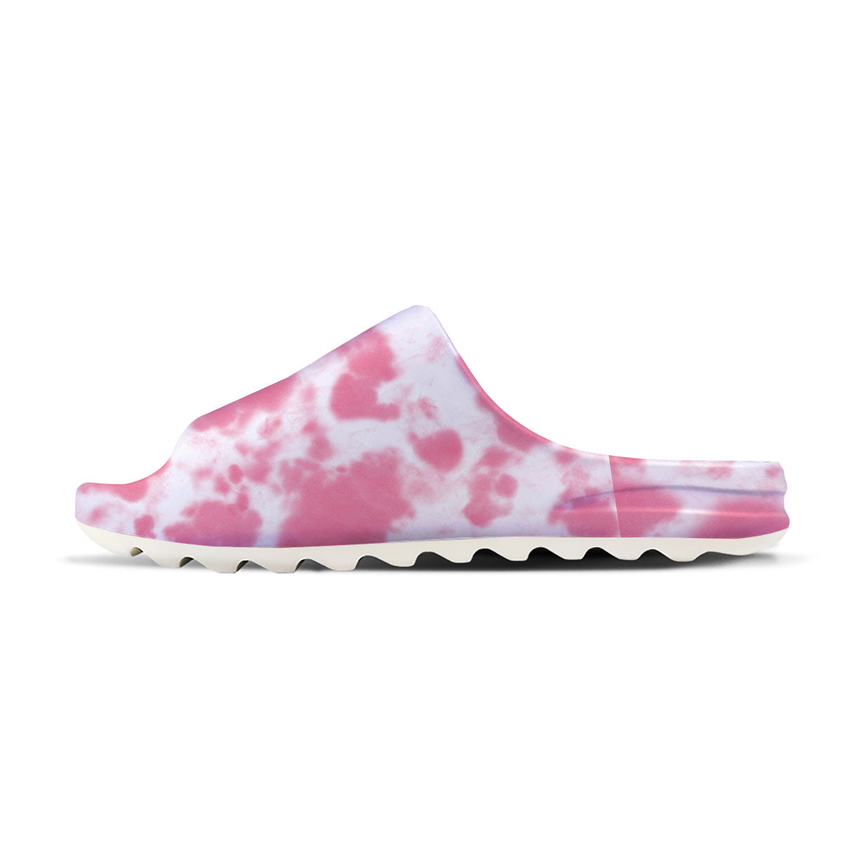 Pink Pastel And White Cow Print Sandals-grizzshop