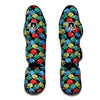 Piranha Colorful Print Pattern Muay Thai Shin Guards-grizzshop