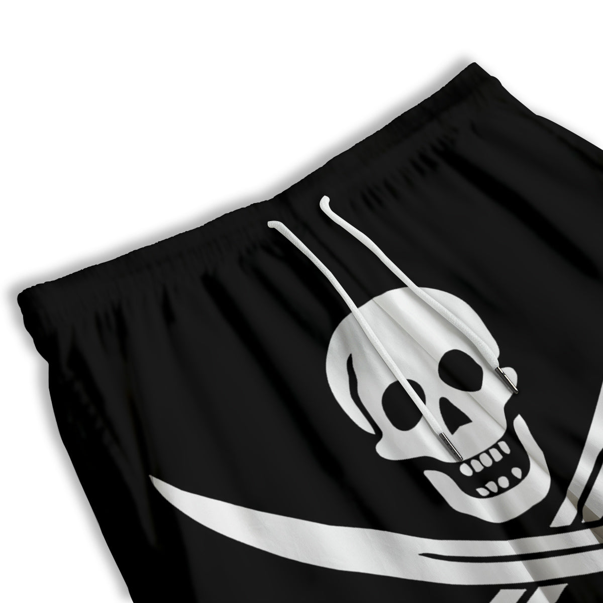 Pirate Flag Calico Jack Print Men's Athletic Shorts