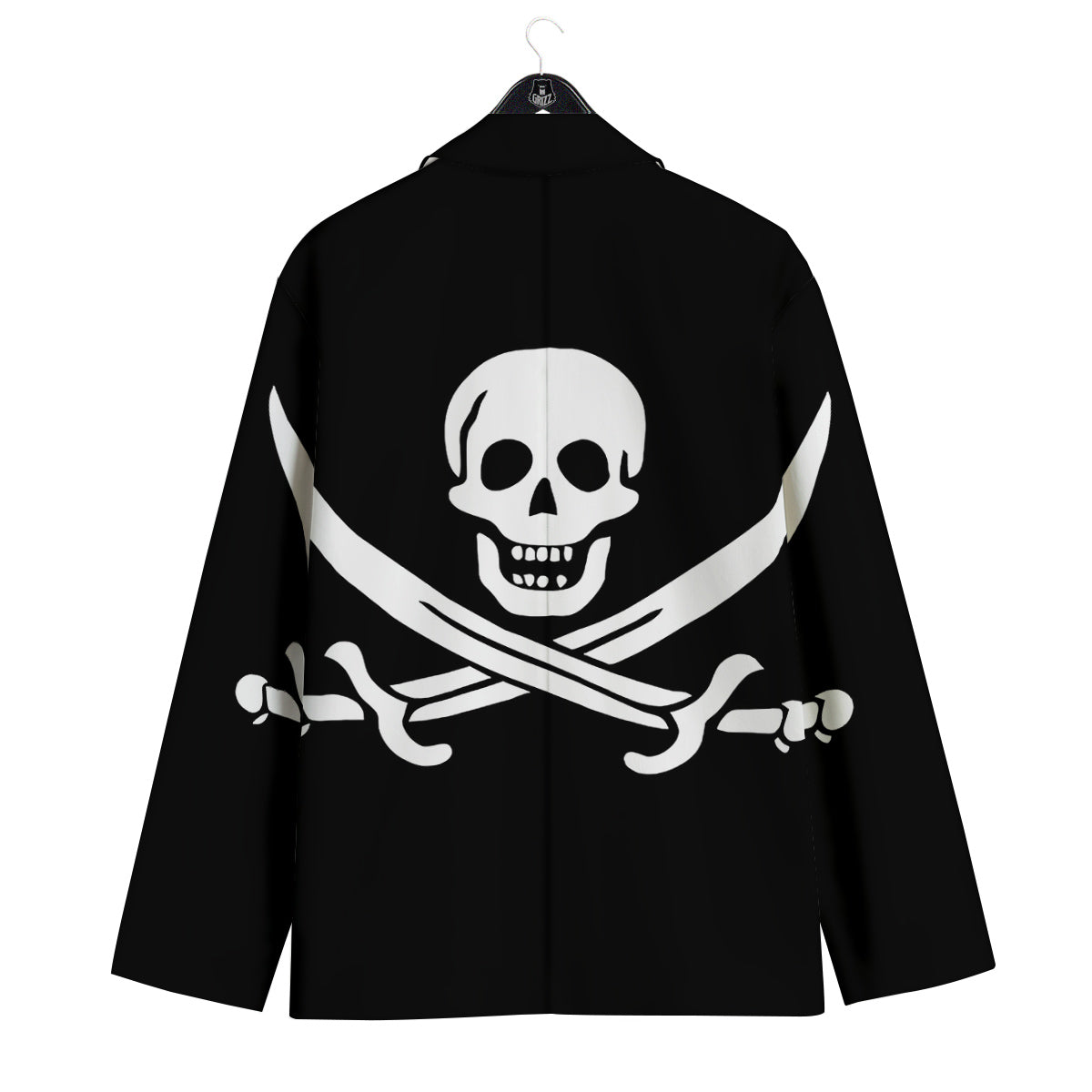 Pirate Flag Calico Jack Print Men's Sport Coat-grizzshop