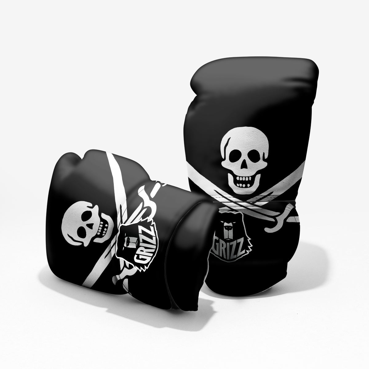 Pirate Flag Calico Jack Print Pro Boxing Glove