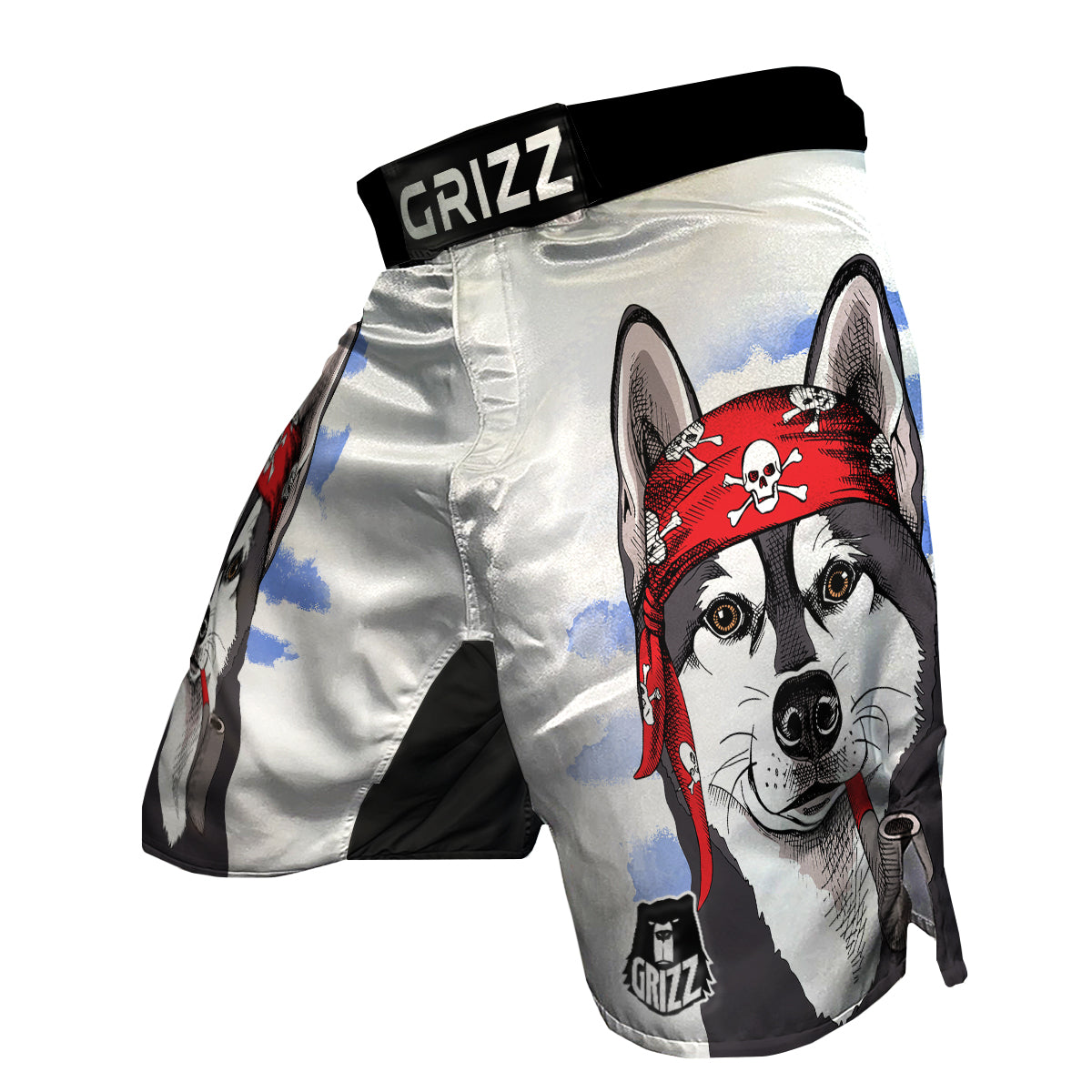 Pirate Husky MMA Shorts-grizzshop