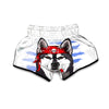 Pirate Husky Muay Thai Boxing Shorts-grizzshop