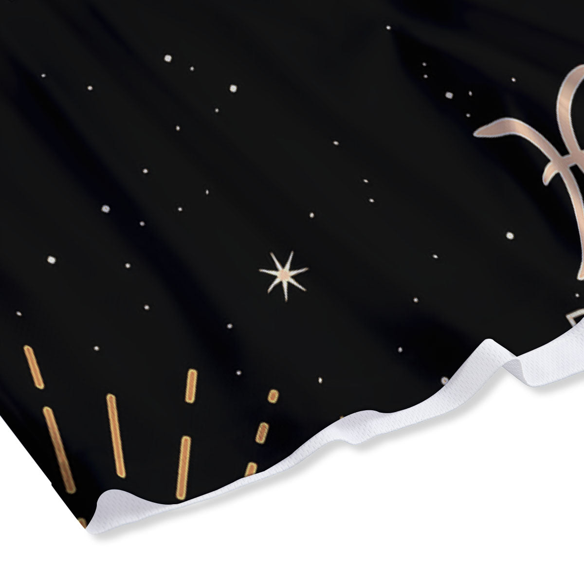 Pisces Constellation Print Mesh Shorts