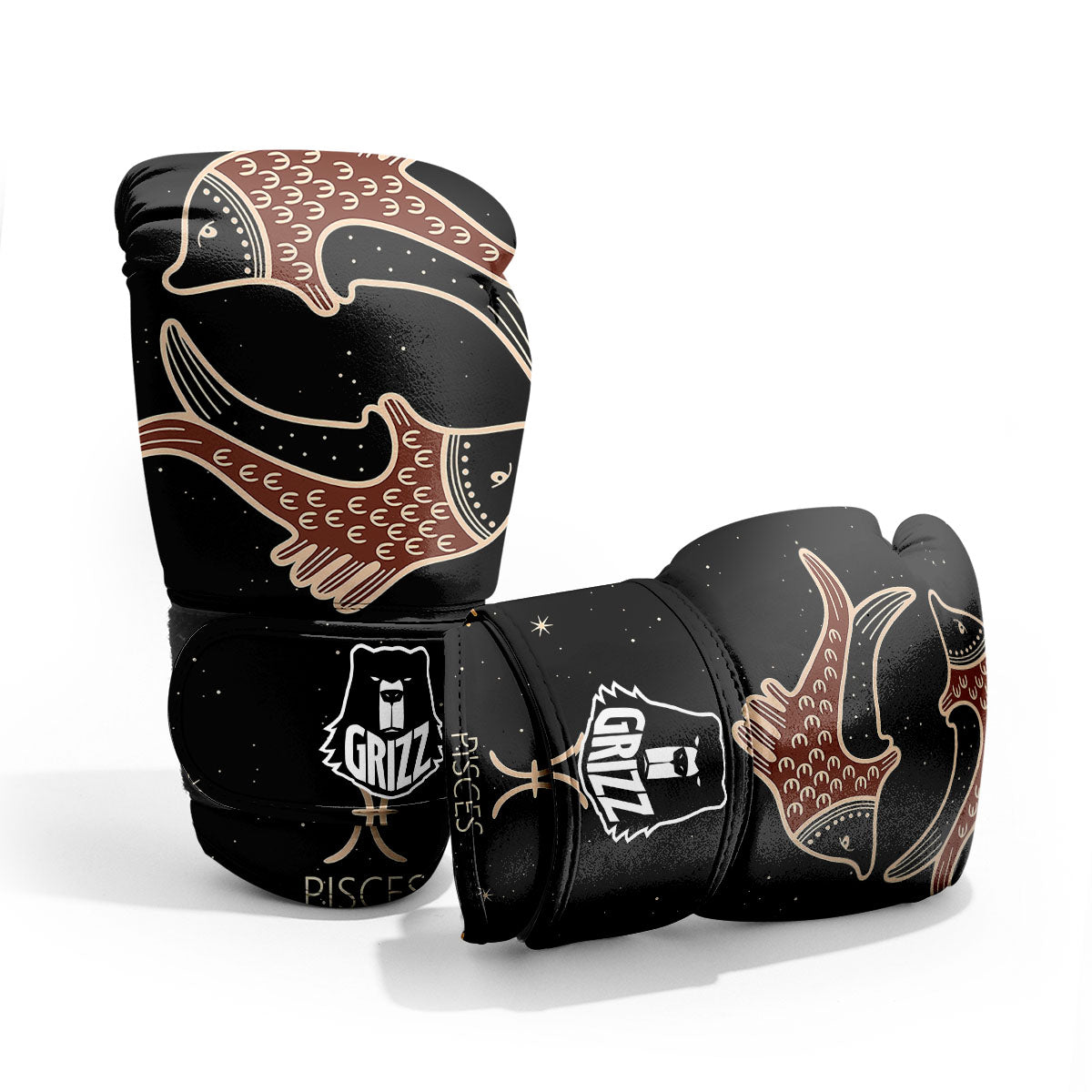 Pisces Constellation Print Pro Boxing Glove