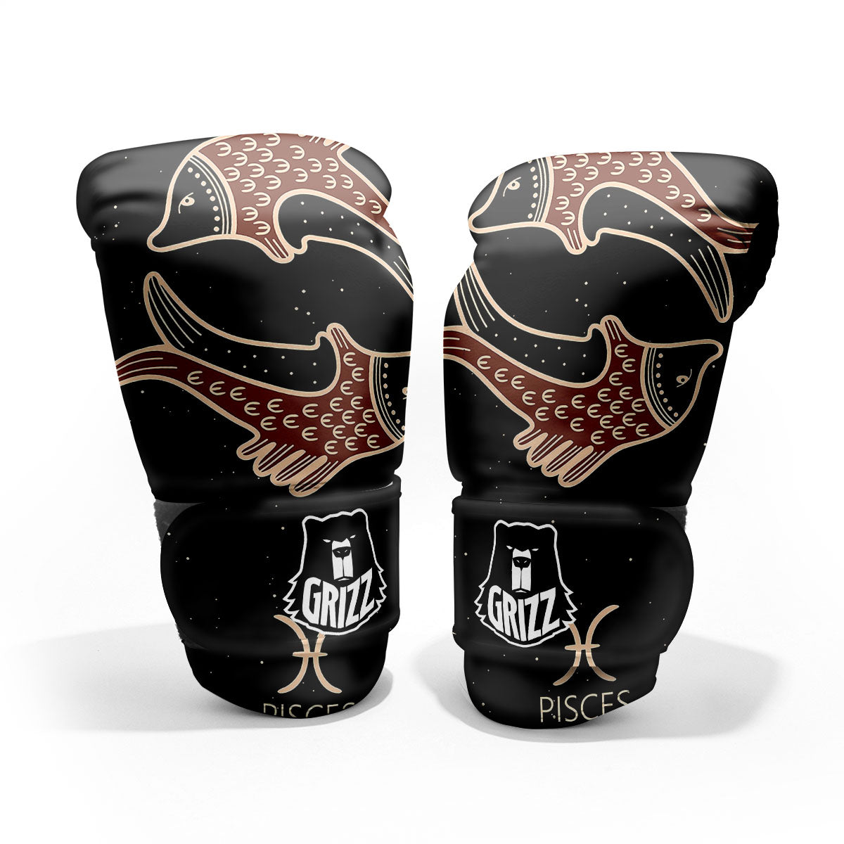 Pisces Constellation Print Pro Boxing Glove