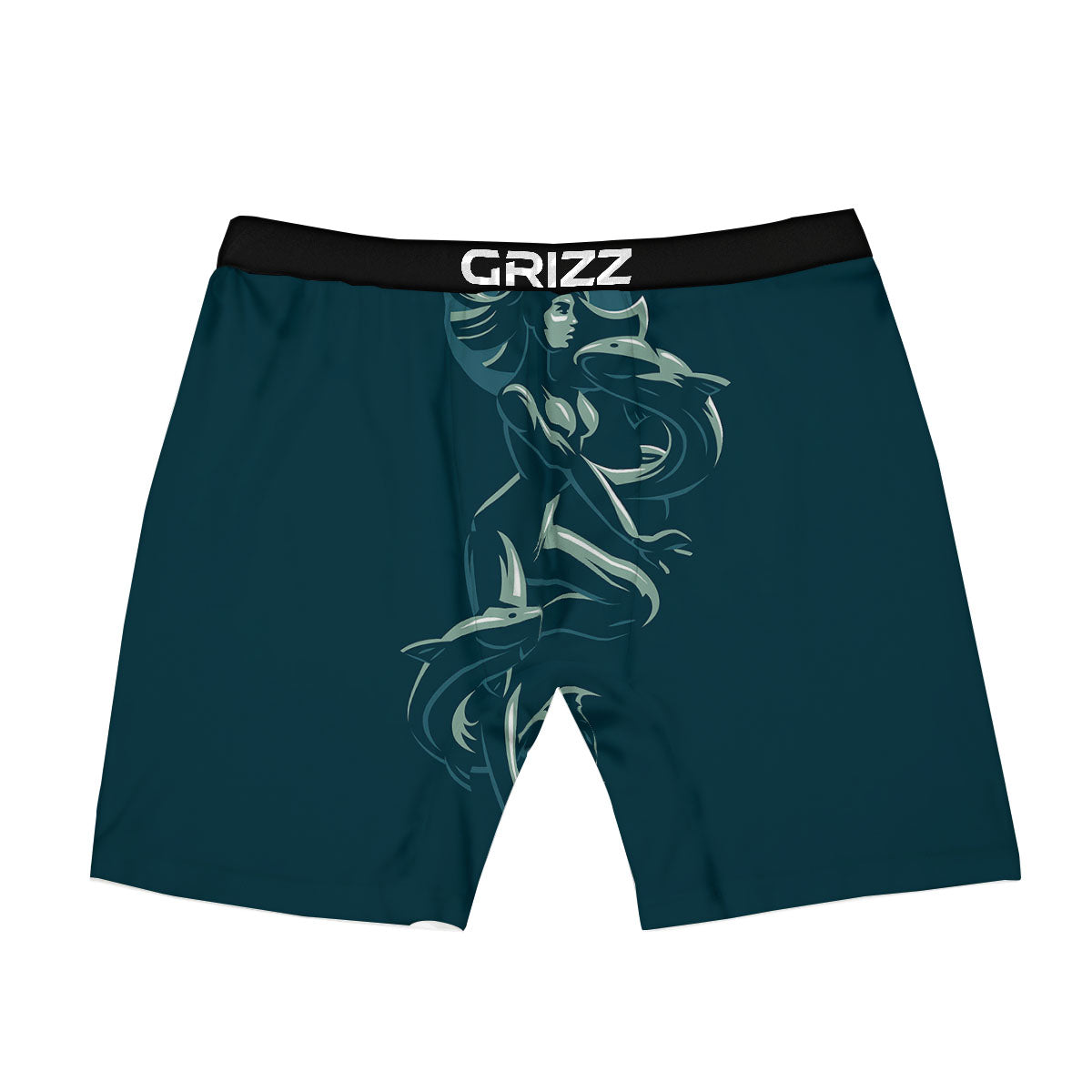 Pisces Sign Astrology Print Boxer Briefs-grizzshop