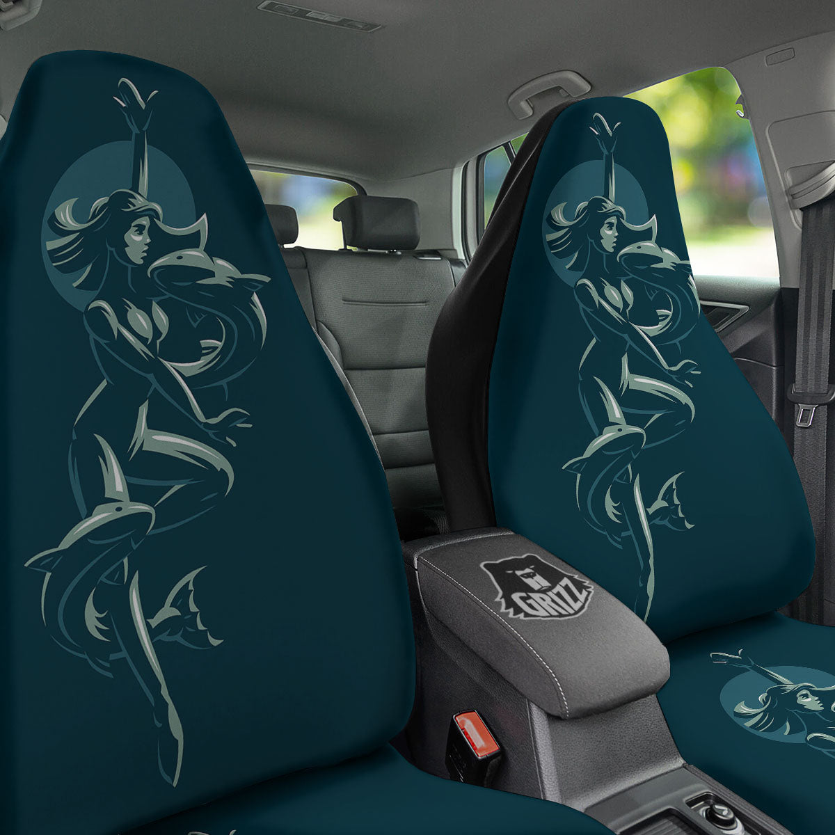 Pisces Sign Astrology Print Car Seat Covers-grizzshop